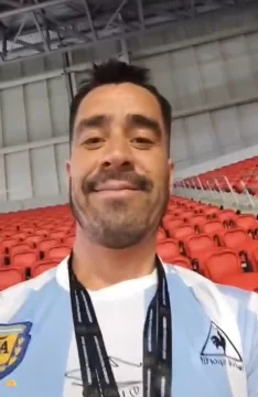 De Santa Cruz a Atlanta: riogalleguense contó por LU12 cómo vive la previa del Argentina-Inglaterra De Santa Cruz a Atlanta: riogalleguense contó por LU12 cómo vive la previa del Argentina-Inglaterra