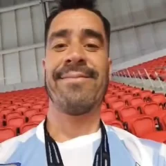 De Santa Cruz a Atlanta: riogalleguense contó por LU12 cómo vive la previa del Argentina-Inglaterra