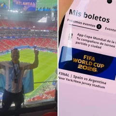 Vecino de Río Gallegos consiguió una entrada para Argentina-España y compartió su emoción con La Opinión Austral: “Todavía no caigo”