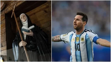 “Me emocioné un montón”: Messi donó una camiseta firmada que será sorteada a beneficio del santuario de Mama Antula, la primera santa argentina “Me emocioné un montón”: Messi donó una camiseta firmada que será sorteada a beneficio del santuario de Mama Antula, la primera santa argentina