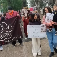 La mamá de Alma, la niña que murió atacada por un perro, participó de la marcha en la que pidieron justicia por “Perejil”