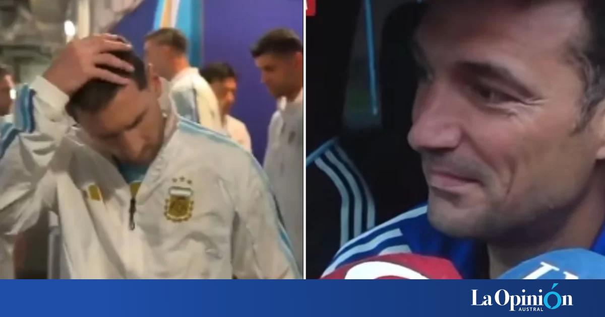 Scaloni habló sobre la extraña arenga de Messi antes de la final del Mundial 2026 contra España