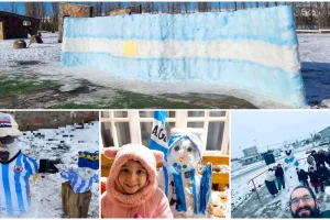 Vecinos compartieron sus muñecos de nieve con La Opinión Austral y Radio LU12 AM680 Vecinos compartieron sus muñecos de nieve con La Opinión Austral y Radio LU12 AM680