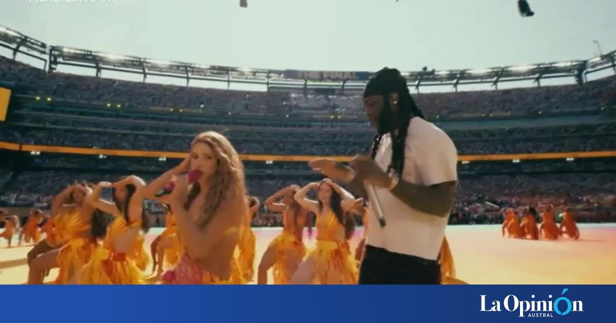 Arrancó el espectáculo histórico: el primer show de medio tiempo en una final del Mundial