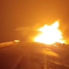 Brutal choque entre camiones en la Ruta Nacional 3 al norte de Río Gallegos: los conductores se salvaron de milagro