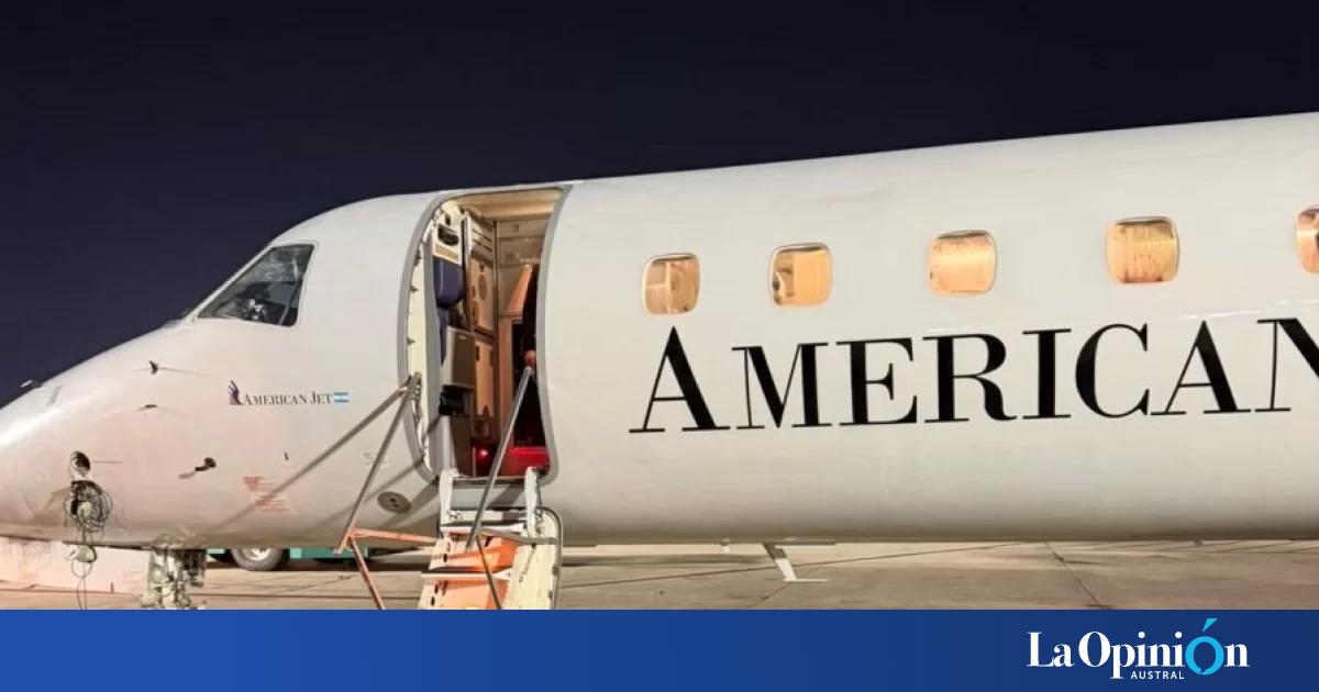 Histórico: despegó el primer vuelo comercial que une Perito Moreno con Buenos Aires