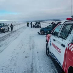 El hielo provocó un choque frontal cerca de Gobernador Gregores