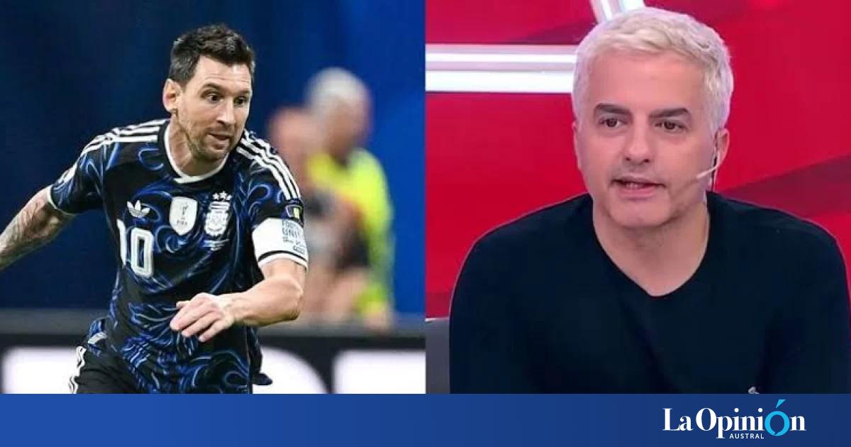 Messi le escribió a Ángel de Brito tras la victoria ante Inglaterra