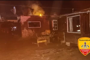 Un desperfecto en un caloventor provocó un incendio en una vivienda de Río Gallegos