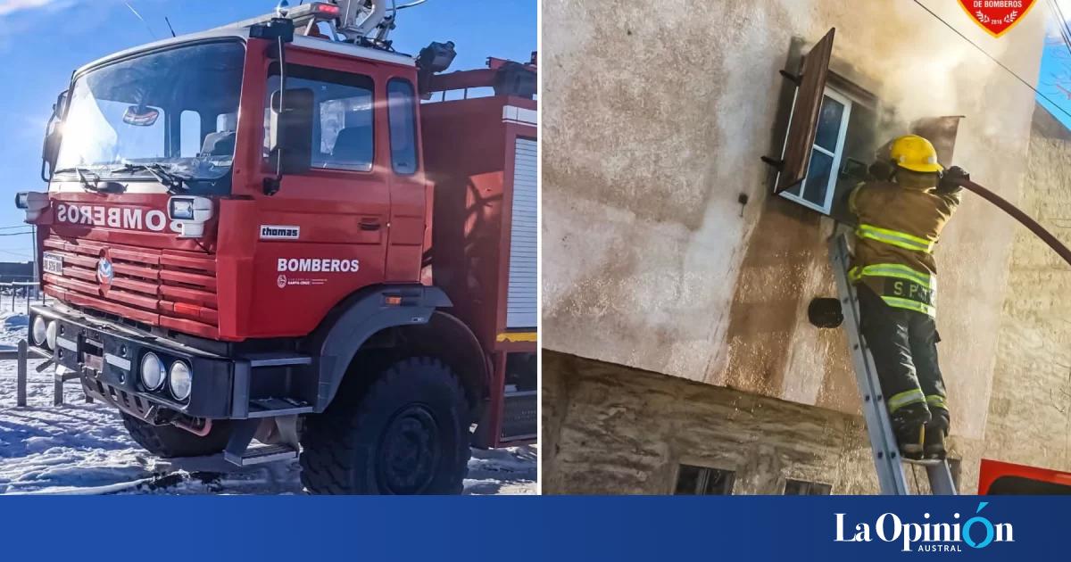 Dos incendios simultáneos movilizaron a Bomberos en Río Gallegos
