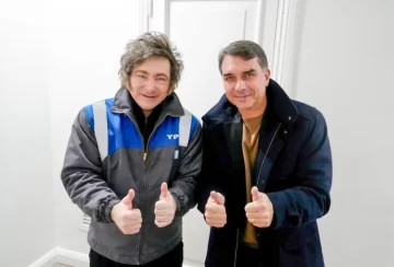 Javier Milei confirmó que viajará en julio a Brasil para respaldar la candidatura de Flavio Bolsonaro Javier Milei confirmó que viajará en julio a Brasil para respaldar la candidatura de Flavio Bolsonaro