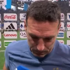 La emoción de Scaloni tras la remontada ante Egipto: “No puedo levantar la mirada”