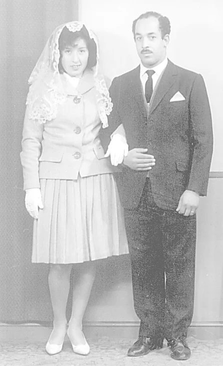 Casamiento de Jesús César Rocha y Margarita Agraso en 1963
