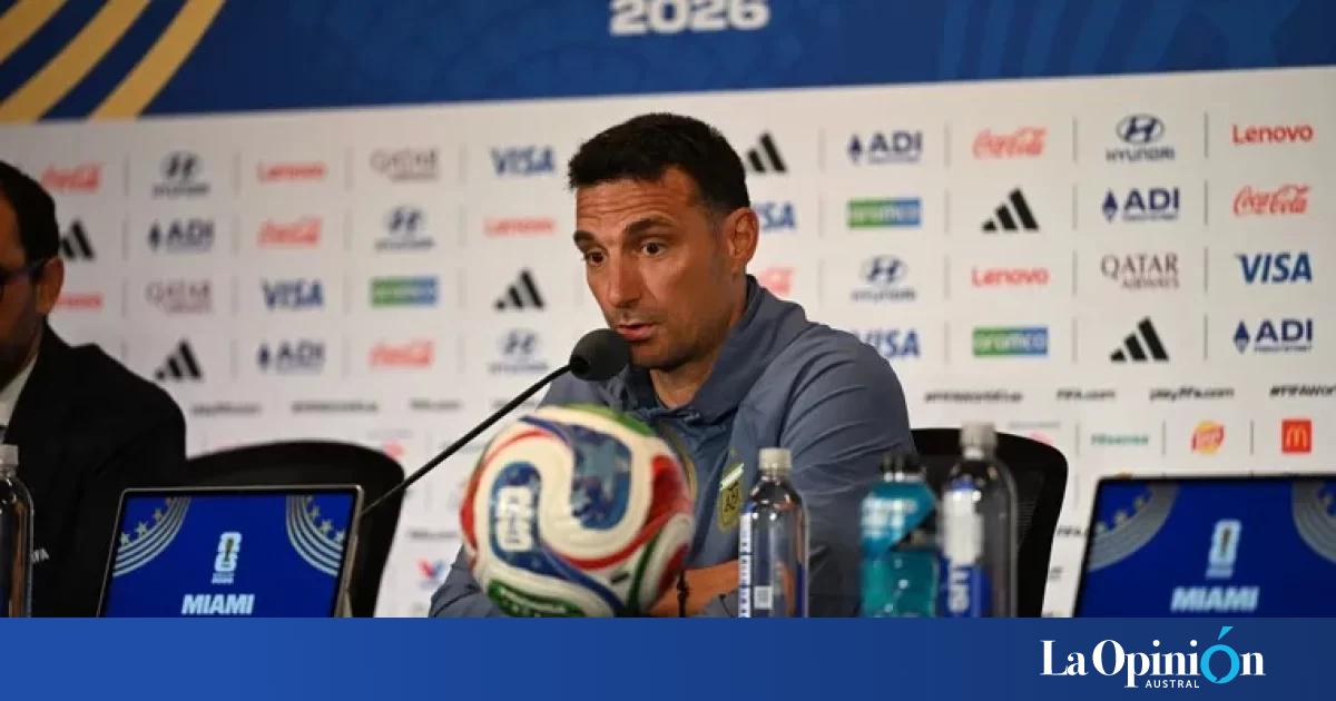 Scaloni tras vencer a Cabo Verde: "Cuando no estás bien, hay que defenderse como gato panza arriba"