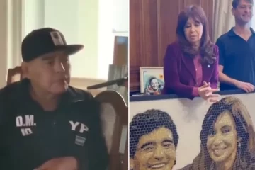 Video inédito: el saludo de Cristina Kirchner a Diego Maradona por su cumpleaños 60 Video inédito: el saludo de Cristina Kirchner a Diego Maradona por su cumpleaños 60