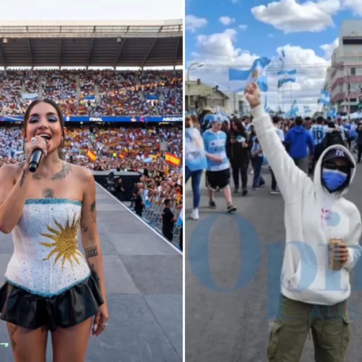 María Becerra cantará el himno argentino en la final del Mundial 2026: de festejar el título de Qatar 2022 en Río Gallegos a hacer historia en Estados Unidos María Becerra cantará el himno argentino en la final del Mundial 2026: de festejar el título de Qatar 2022 en Río Gallegos a hacer historia en Estados Unidos