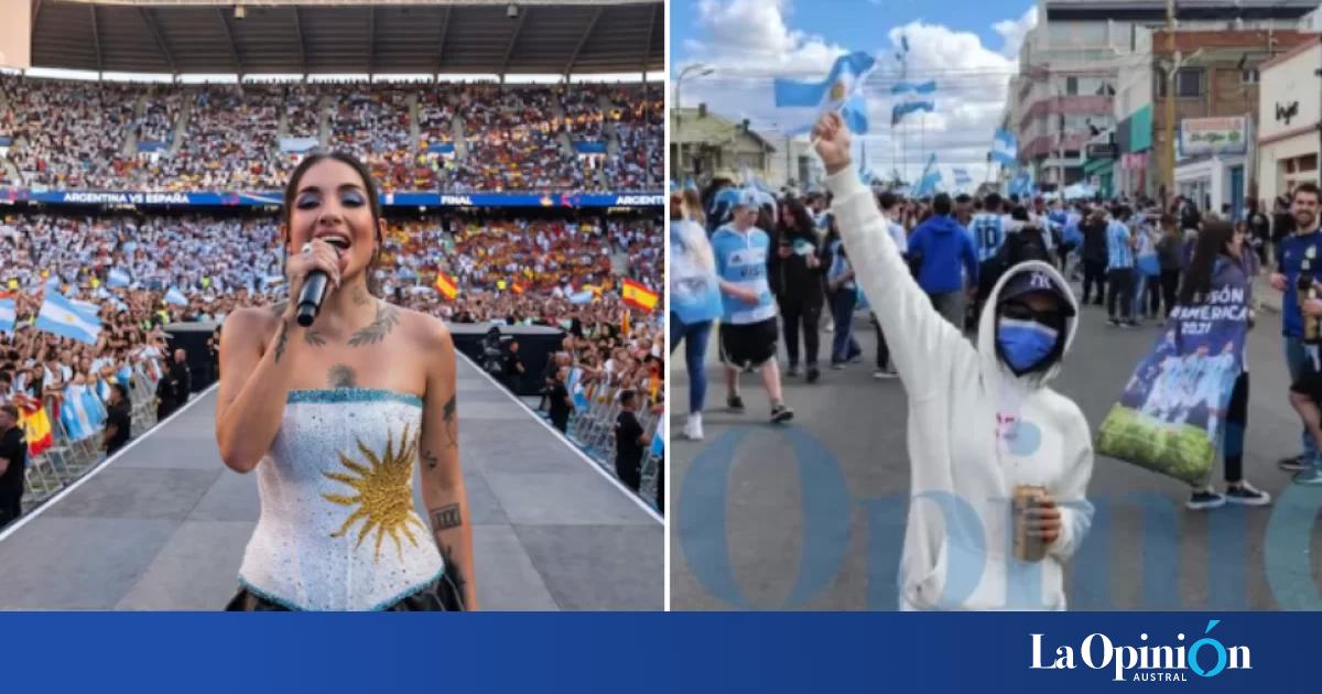 María Becerra cantará el himno argentino en la final del Mundial 2026: de festejar el título de Qatar 2022 en Río Gallegos a hacer historia en Estados Unidos