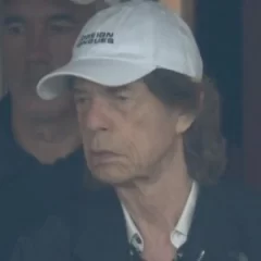 La decepción de Mick Jagger durante el partido entre Argentina e Inglaterra