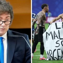 Milei cuestionó a la Selección por la bandera de Malvinas: “No hay que caer en slogans populistas y berretas”