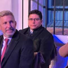 Claudio Vidal acompañó a Javier Milei en la vigilia por el Día de la Independencia