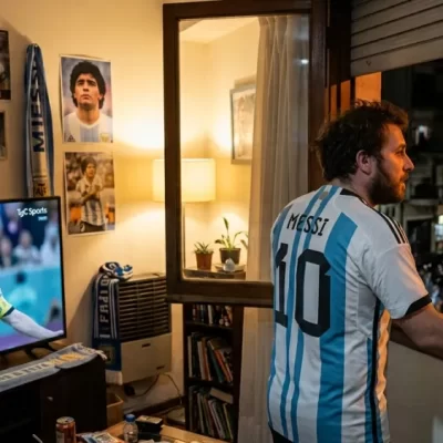 “Que los vecinos me sigan gritando antes los goles de Argentina” “Que los vecinos me sigan gritando antes los goles de Argentina”