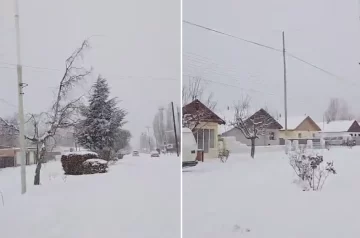 La nieve cubrió Los Antiguos: temperaturas bajo cero y pronóstico de más nevadas en Santa Cruz La nieve cubrió Los Antiguos: temperaturas bajo cero y pronóstico de más nevadas en Santa Cruz