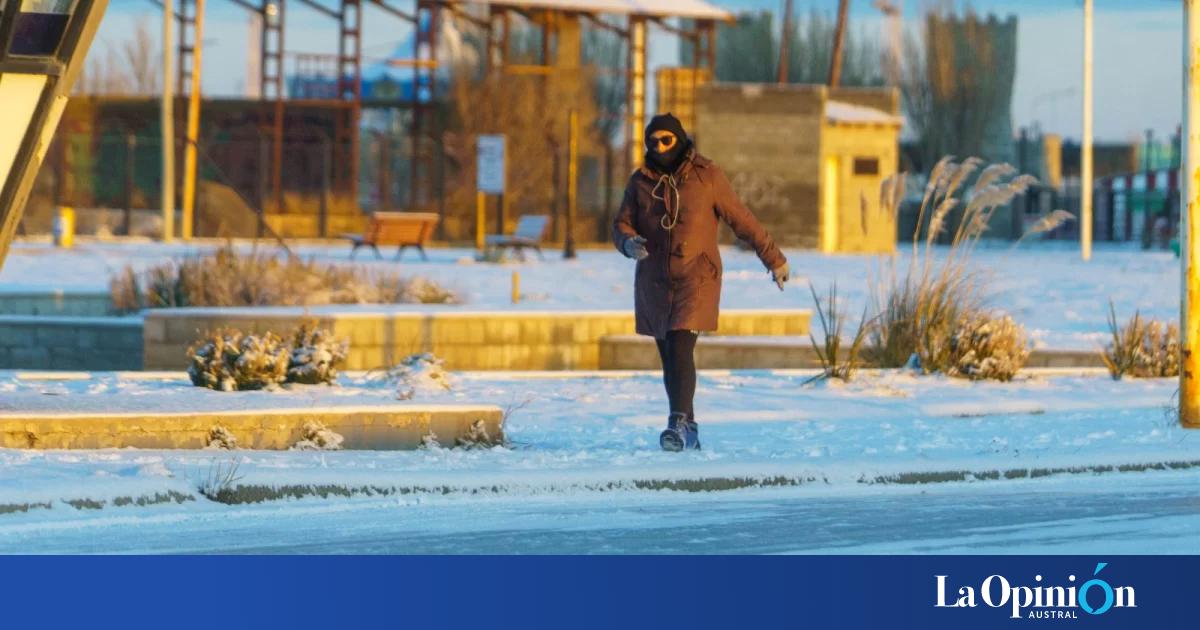 Río Gallegos, la ciudad más fría del país con -6 °C y una sensación térmica de -13 °C