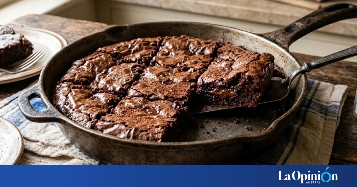 La receta dulce y rápida para alentar a la Selección en el Mundial: brownie casero con cacao en polvo