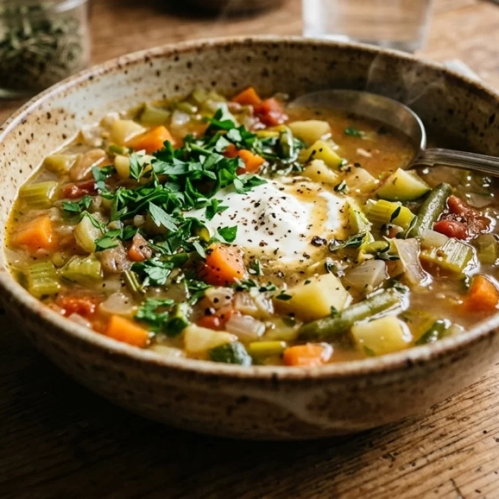 Sopa de verduras completa y variada, la mejor receta para combatir el frío polar Sopa de verduras completa y variada, la mejor receta para combatir el frío polar