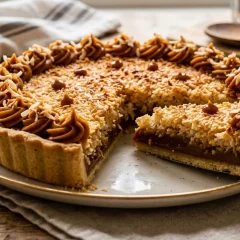 La receta tradicional para preparar una deliciosa tarta de coco y dulce de leche