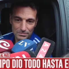 Lionel Scaloni evitó hablar qué pasará al finalizar su contrato y dijo que “en la derrota también somos nobles y se pueden sacar cosas positivas”