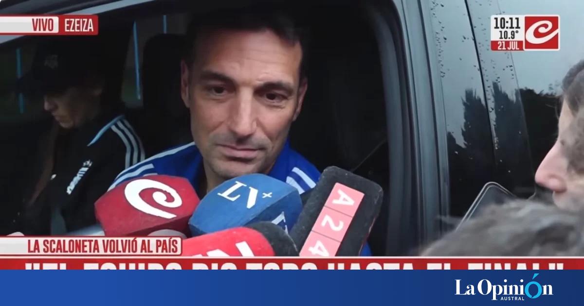 Lionel Scaloni evitó hablar qué pasará al finalizar su contrato y dijo que en la derrota también somos nobles y se p