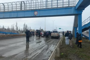 Un joven se arrojó desde el puente peatonal de la Autovía 17 de Octubre en Río Gallegos