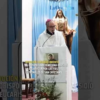 El obispo Ignacio Medina presidió la misa central por San Cayetano