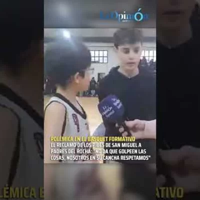 Los pibes de San Miguel pidieron respeto en la tribuna en el Torneo Promocional U12