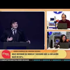 Milei defendió su gestión económica y negó que haya aumentado el desempleo