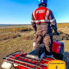 Continúa la búsqueda de César Aguilar en la zona de canteras de Río Gallegos
