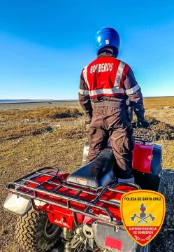 Continúa la búsqueda de César Aguilar en la zona de canteras de Río Gallegos Continúa la búsqueda de César Aguilar en la zona de canteras de Río Gallegos