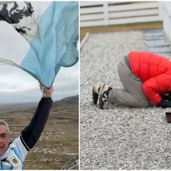 Quién es el veterano de guerra que después de 44 años hizo flamear la bandera argentina en las islas Malvinas