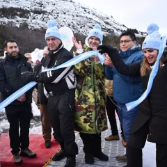 Frente al Glaciar Perito Moreno, quedó inaugurada la Winter Swimming World Cup Argentina 2026