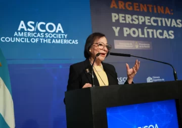 Frente a empresarios, Susan Segal ratificó el plan económico del Gobierno: “Será fundamental mantener el rumbo” Frente a empresarios, Susan Segal ratificó el plan económico del Gobierno: “Será fundamental mantener el rumbo”