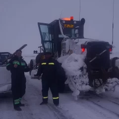 Plan Invernal: continúan los trabajos de despeje de nieve sobre la Ruta 40 Norte