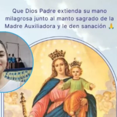 Piden una cadena de oración por Milena, una joven gimnasta de Puerto Deseado
