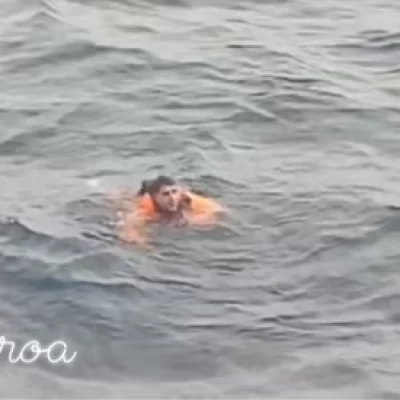 Dramático rescate en altamar: un marinero cayó al agua cerca de Puerto Deseado