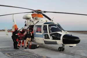 Un dolor en el pecho encendió la alarma: rescataron en helicóptero a un tripulante en alta mar Un dolor en el pecho encendió la alarma: rescataron en helicóptero a un tripulante en alta mar