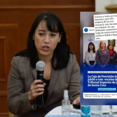 La vocal de la Justicia de Santa Cruz, Paula Ludueña, rompió el silencio: “Ninguna de las tres renunció, es una jubilación compulsiva”