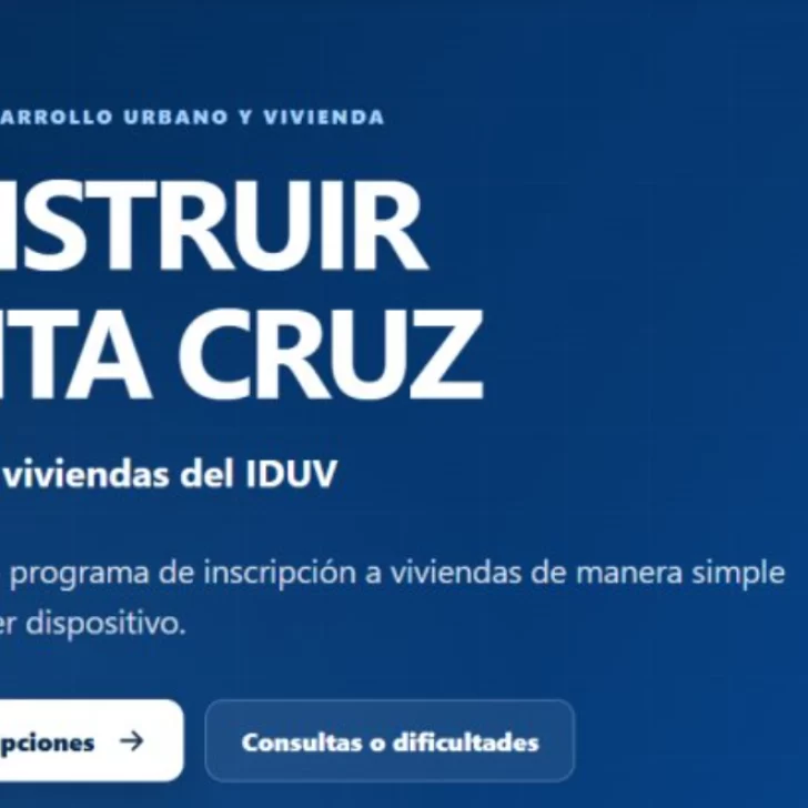 Construir Santa Cruz ya tiene 300 inscripciones: cómo anotarse y cuáles son los requisitos Construir Santa Cruz ya tiene 300 inscripciones: cómo anotarse y cuáles son los requisitos