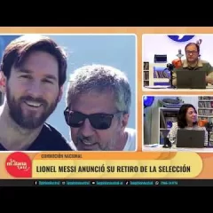 La reacción de los hinchas ante el anuncio de retiro de Lionel Messi