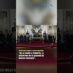 Milei sobre Malvinas: “La Argentina no se quedará de brazos cruzados”