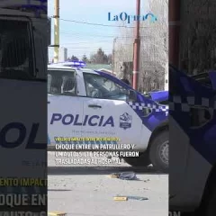 Un patrullero chocó mientras iba a asistir a una persona en crisis: siete personas hospitalizadas